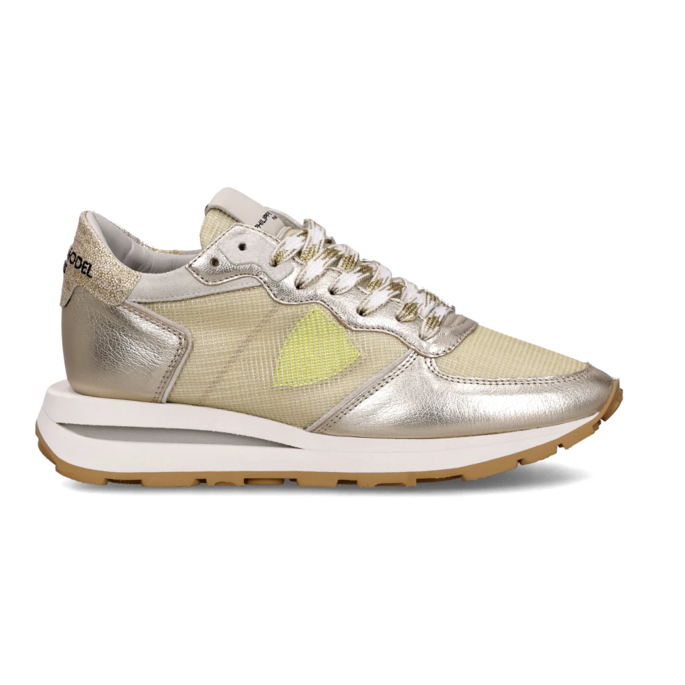 Philippe Model Donna Beige - Tropez Haute Running - Shoes - 37 Eu