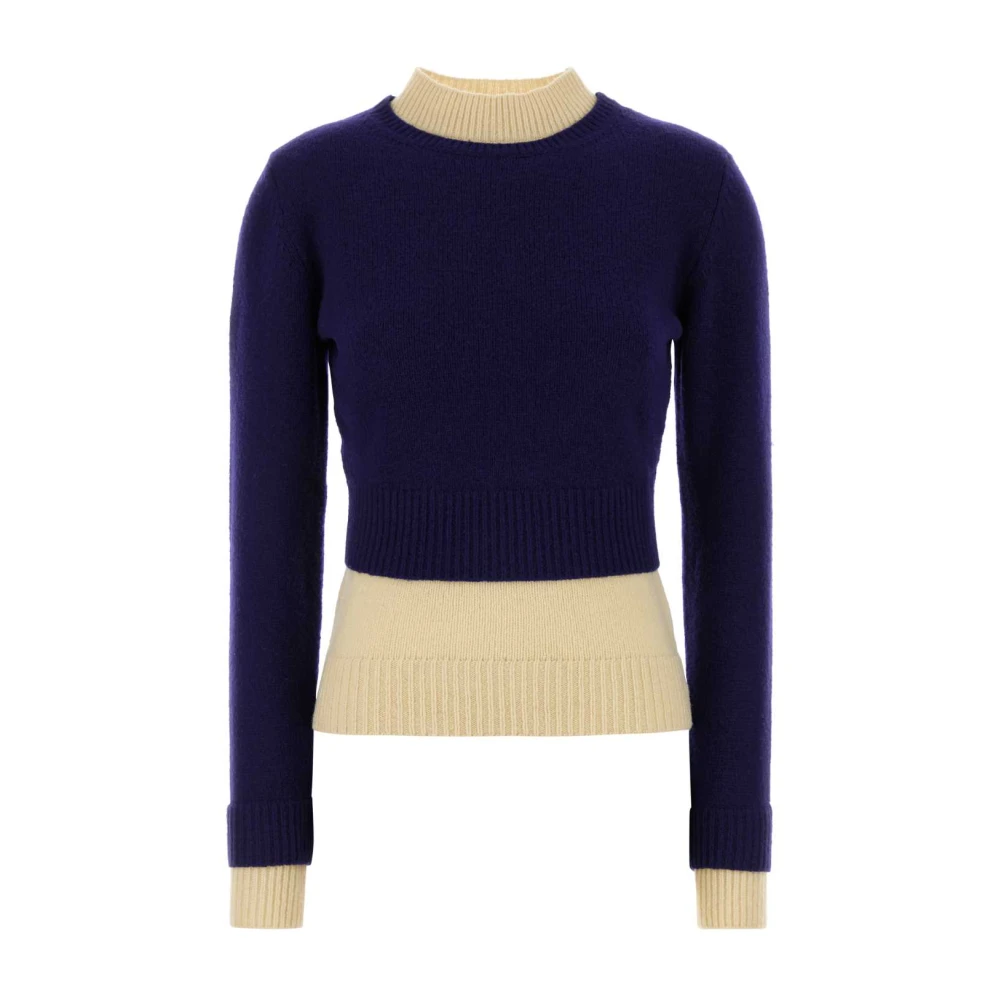 Jil Sander Donna Blu Maglie, L, New,