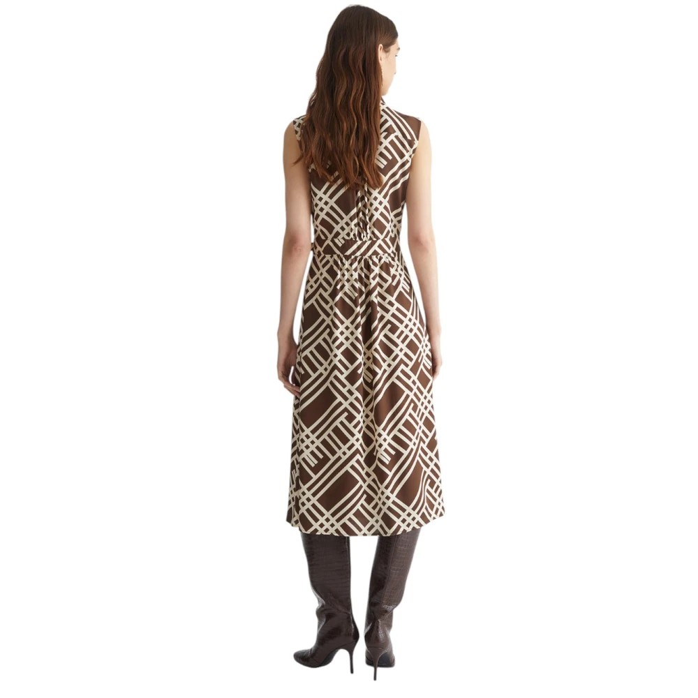 Liu Jo Elegante Jurk voor Vrouwen Brown Dames