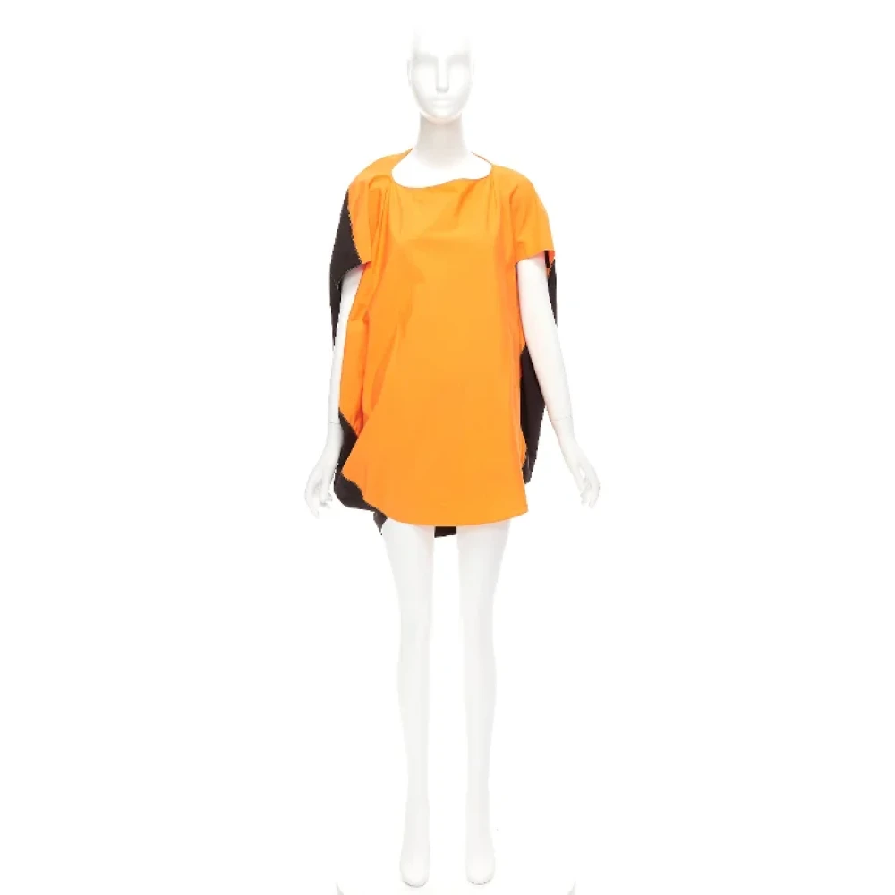 Marni Pre-owned Cotton dresses Orange Dames