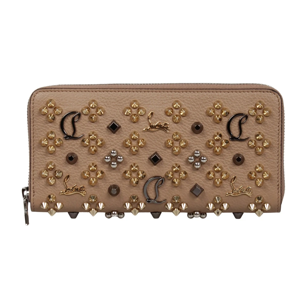 Christian Louboutin Studded Panettone Plånbok Brown, Dam