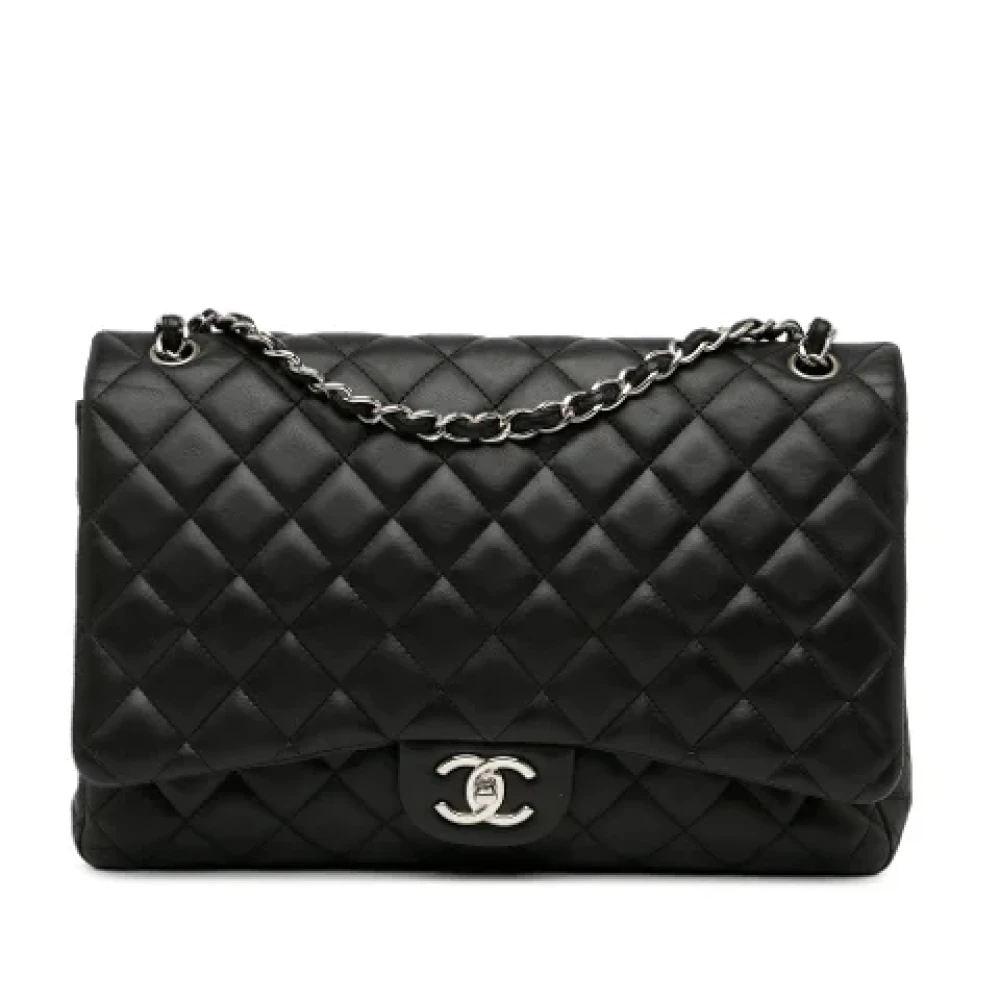 Chanel Vintage Pre-owned Leather chanel-bags Black Dames