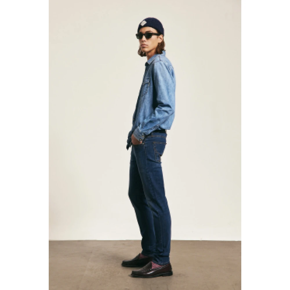 Roy Roger's Donkere Wassing Slim Fit Denim Jeans Blue Heren