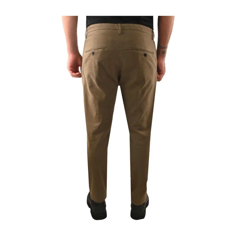 Dondup Blauwe Katoenen Stretchbroek Green Heren