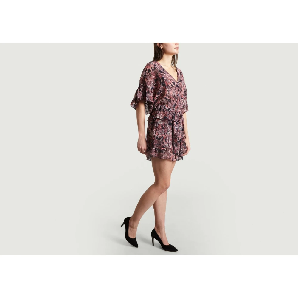 IRO Zwart Kasjmierprint Jumpsuit Multicolor Dames