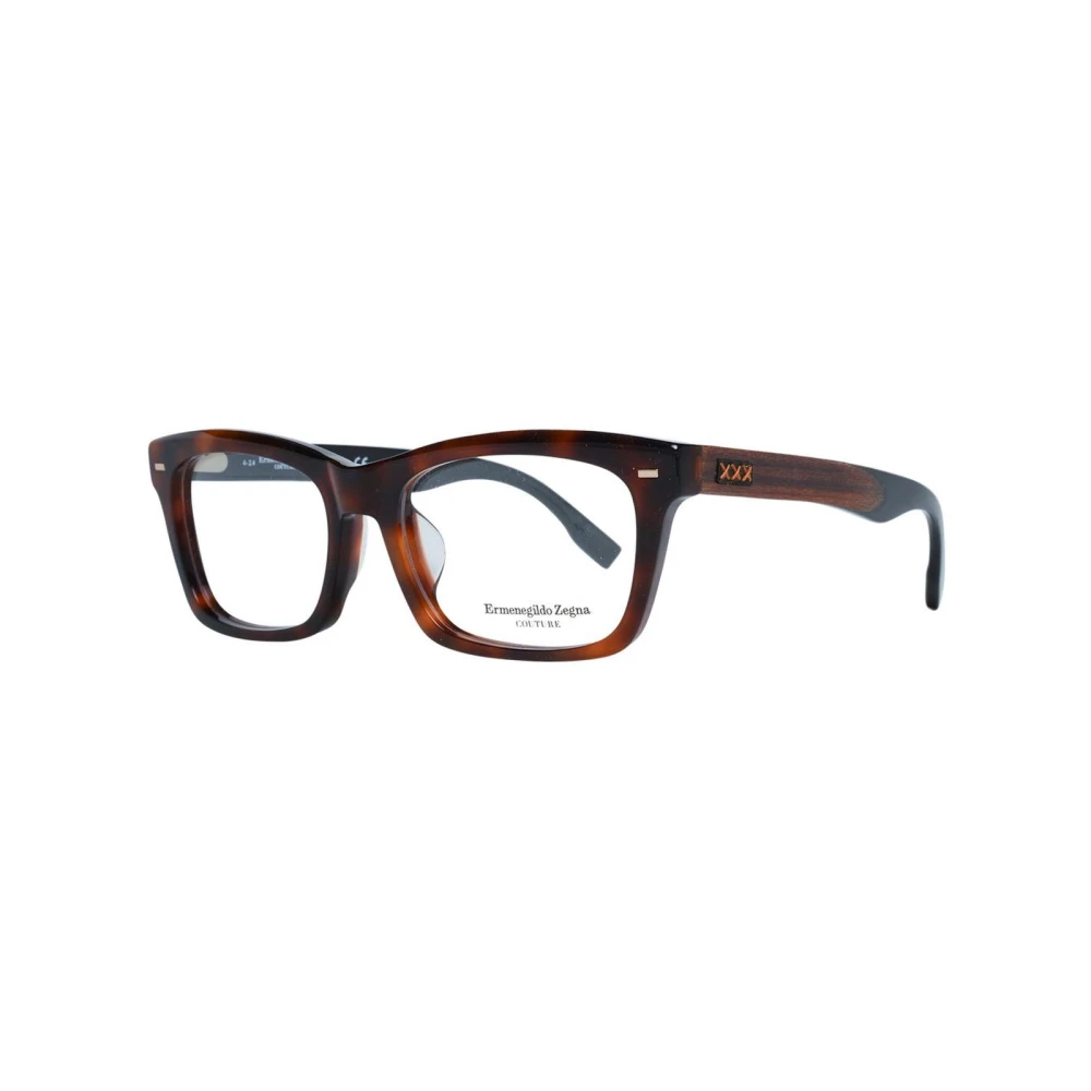 Ermenegildo Zegna Hout & Hoorn Trapezium Optische Monturen Brown Heren