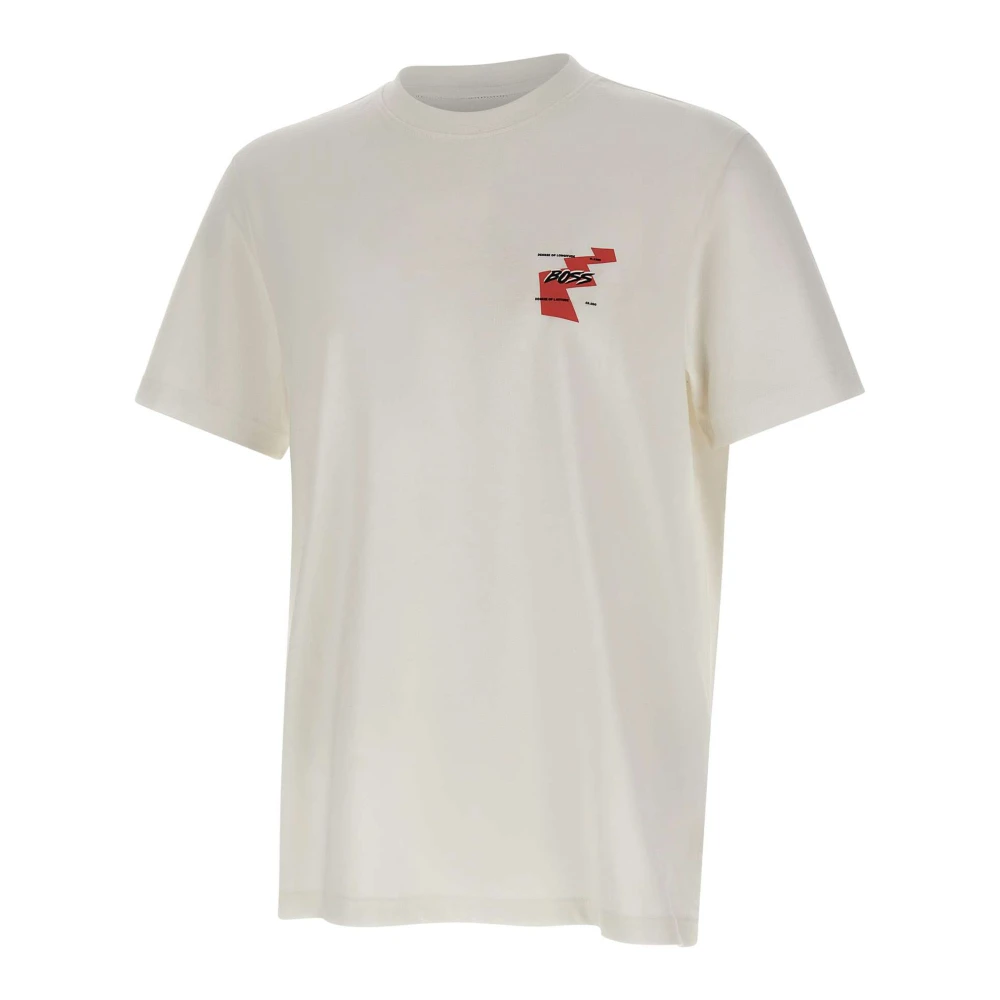 Hugo Men's White Te_movet T-Shirt - T-Shirts - S - Tops