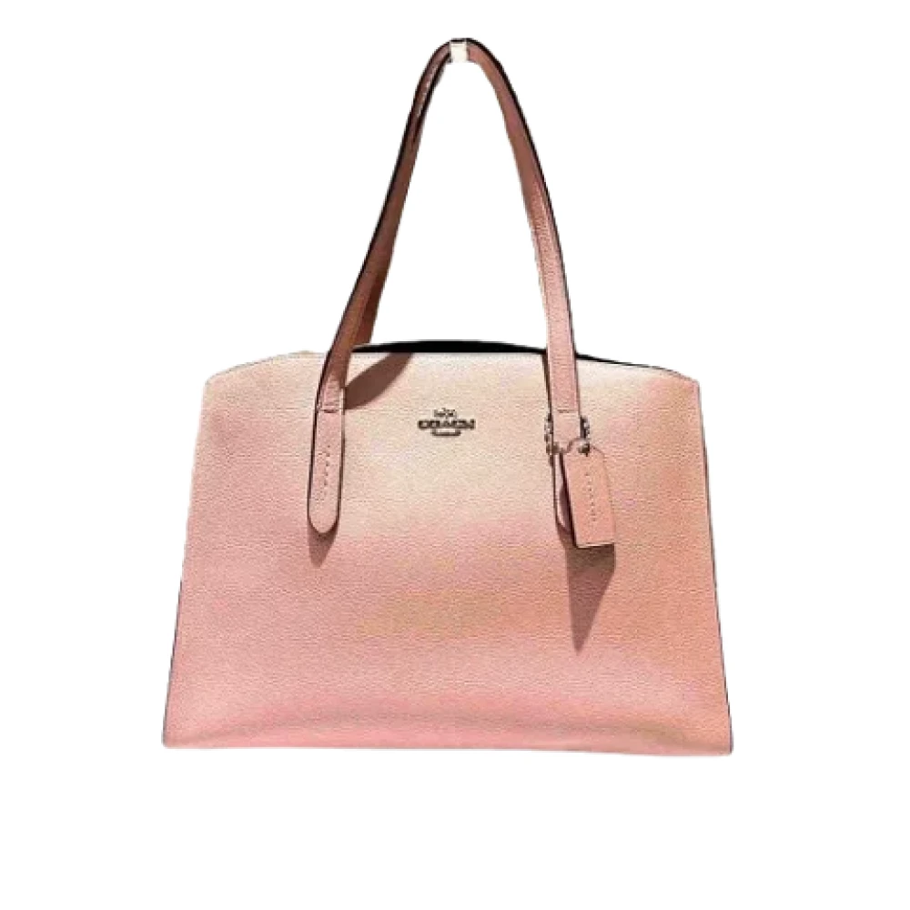 Coach Pre-owned Leather handbags Pink Dames
