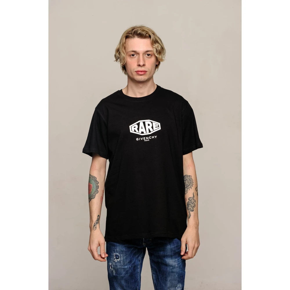 Givenchy Zeldzame Print T-shirt Black Heren