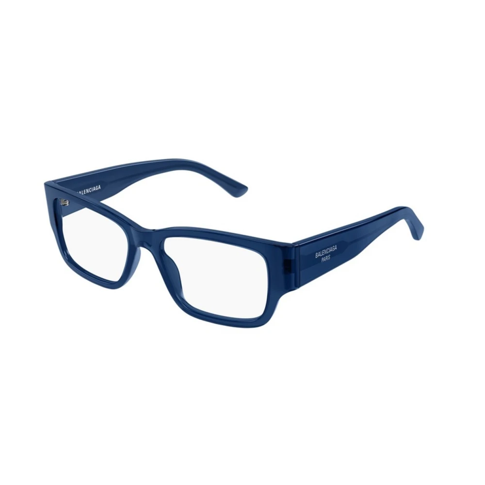 Balenciaga Men's Blue Optical Frame - Glasses - 56 Mm - Accessories