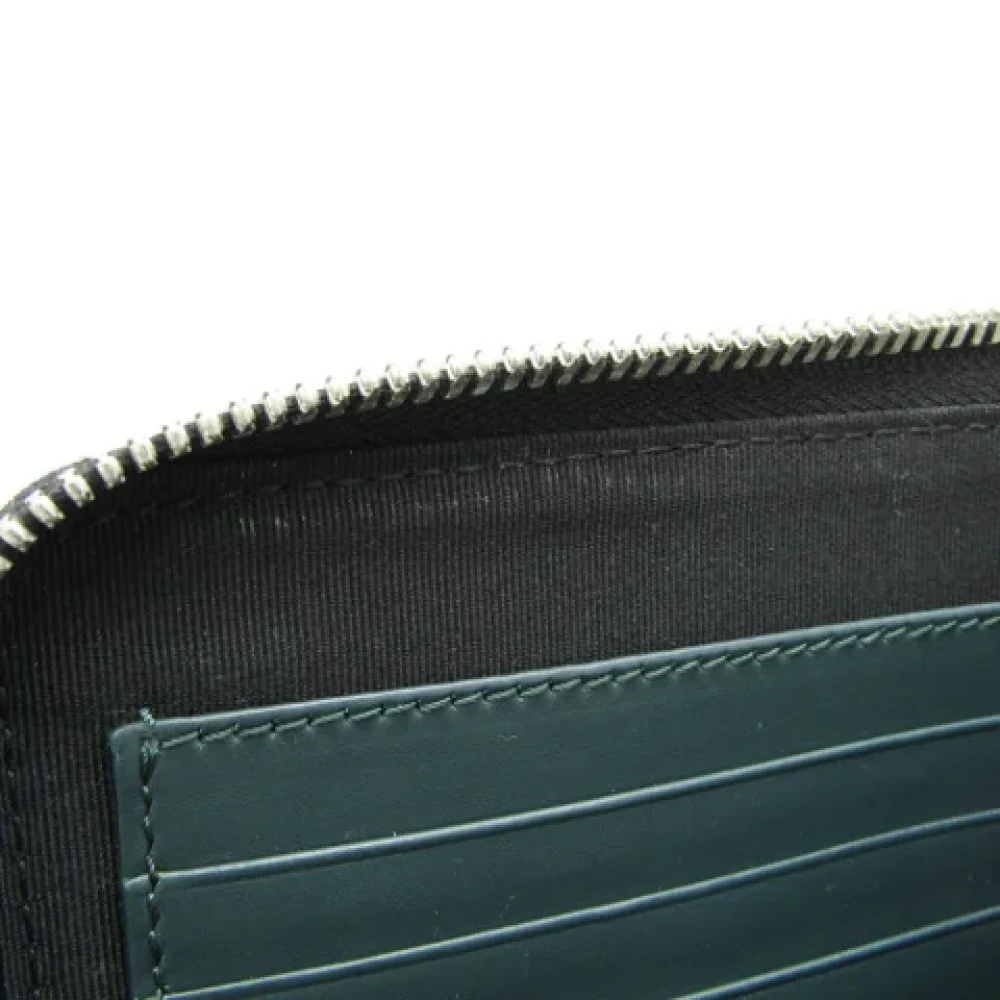 Burberry Vintage Pre-owned Leather clutches Green Dames