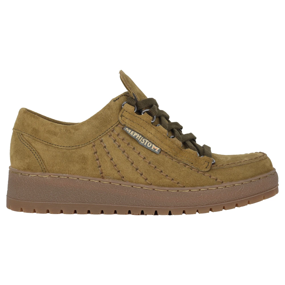 Mephisto Groene Rainbow Veterschoenen Heren Schoenen