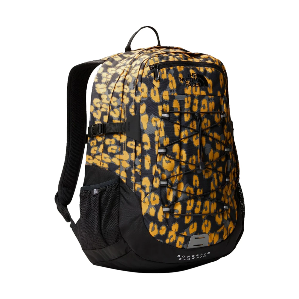 The North Face Klassieke Borealis rugzak in Summit Gold Black Unisex