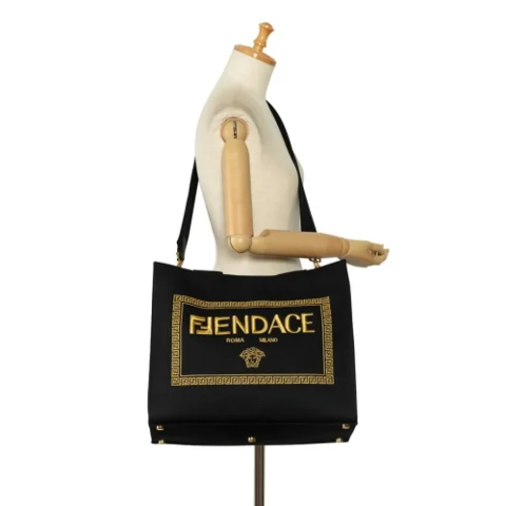 Fendi Vintage Pre-owned Canvas fendi-bags Black Dames