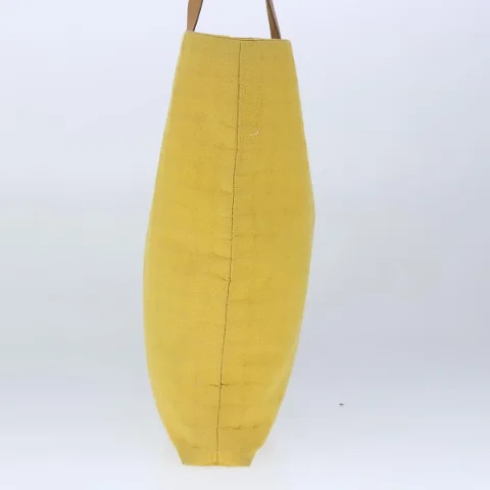 Hermès Vintage Pre-owned Cotton totes Yellow Dames
