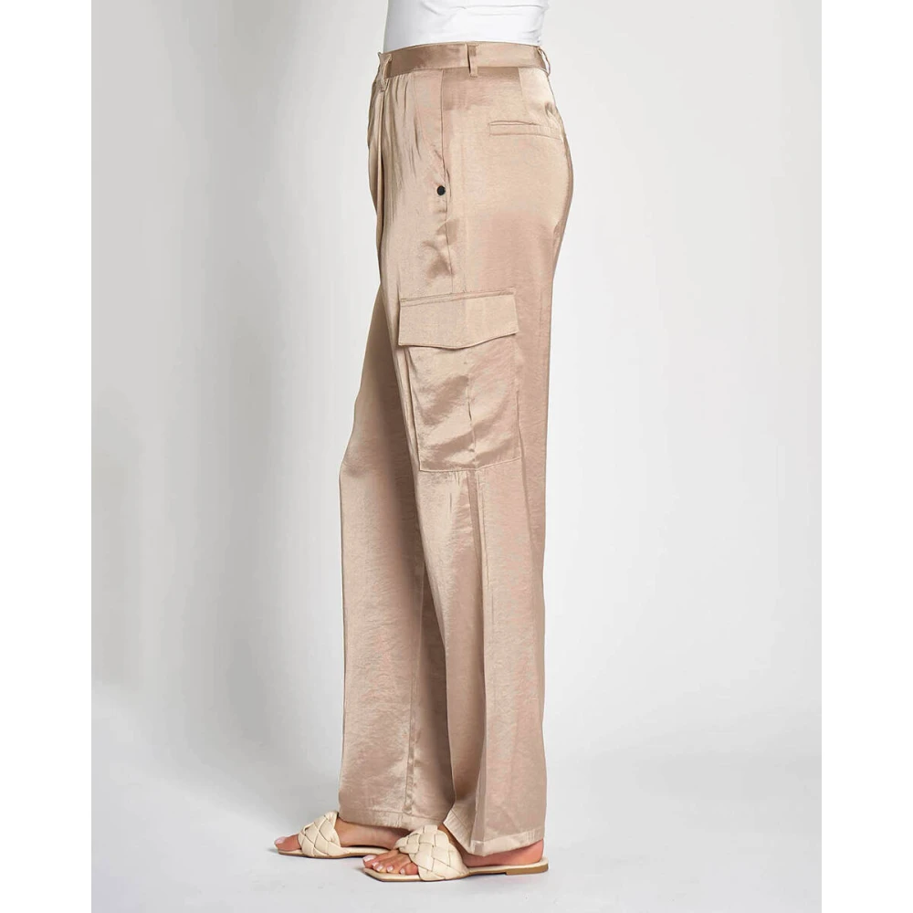 Zhrill Stijlvolle Broek Zhline Beige Dames