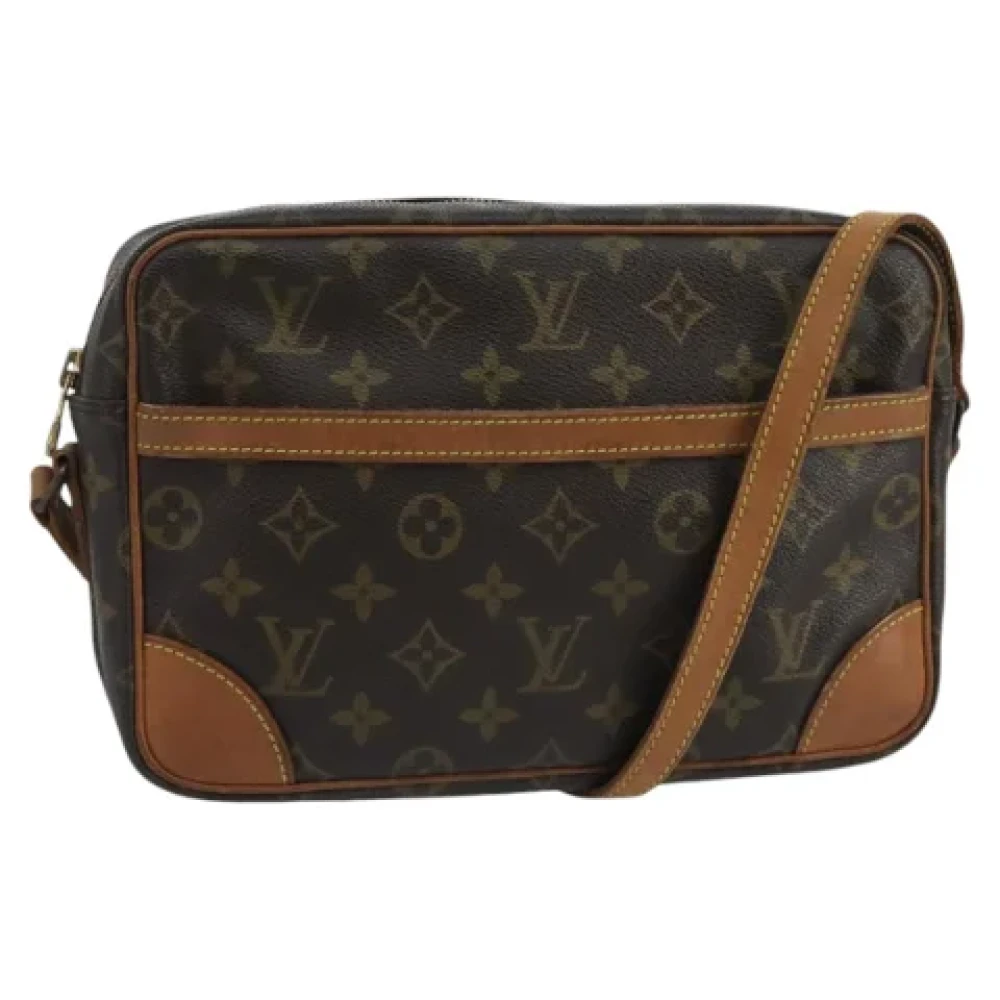 Louis Vuitton Vintage Pre-owned Canvas shoulder-bags Brown Dames