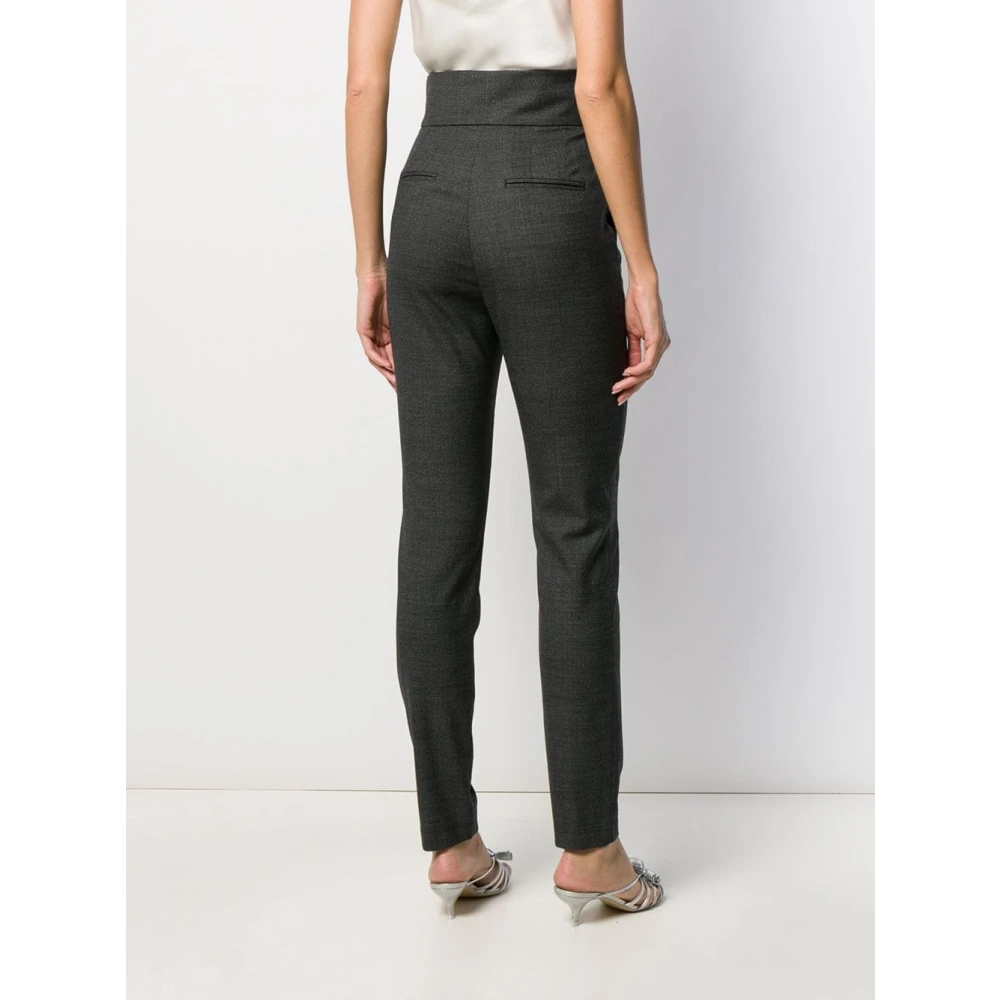 Dolce & Gabbana Stijlvolle Slim-fit Broeken Black Dames
