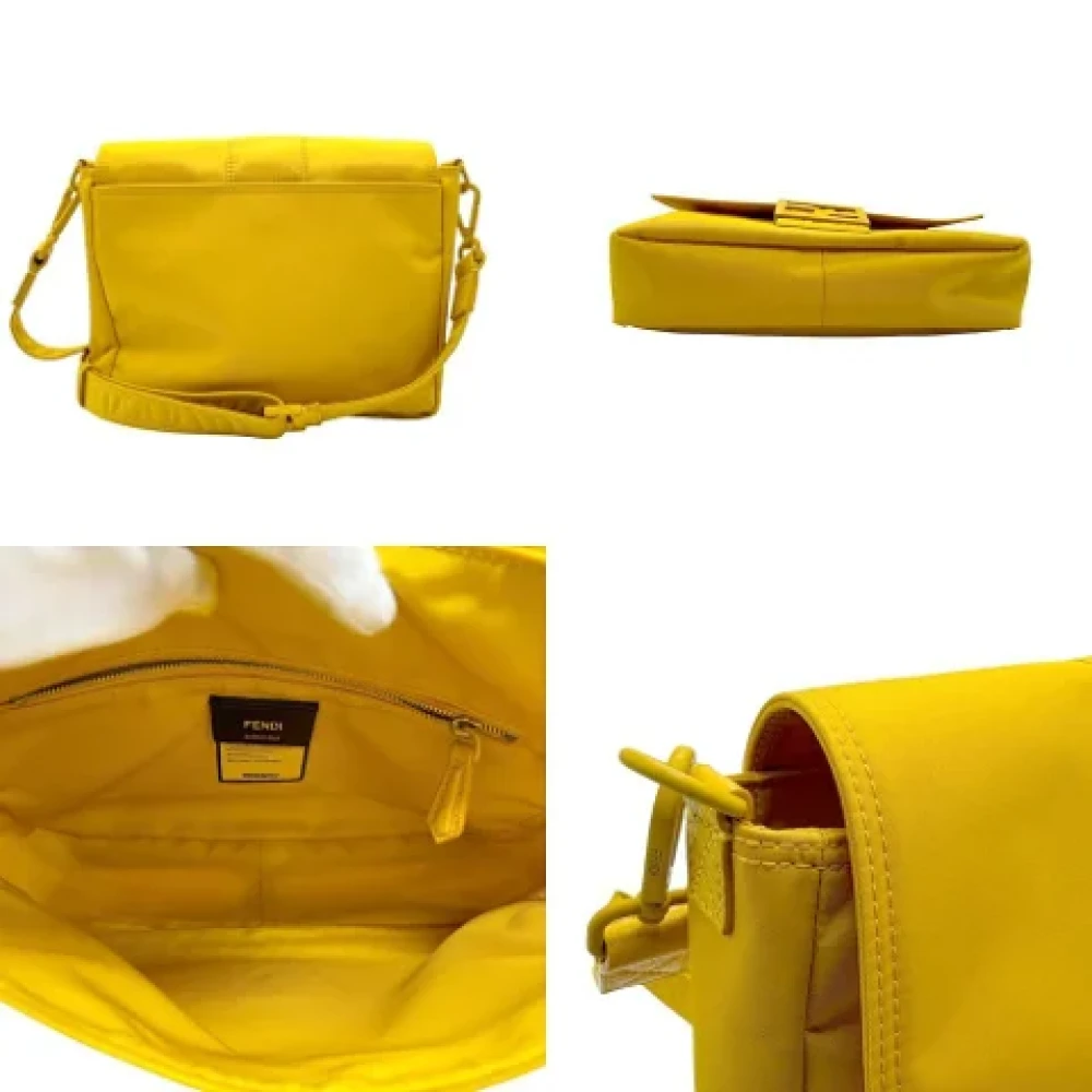 Fendi Vintage Pre-owned Nylon fendi-bags Yellow Dames