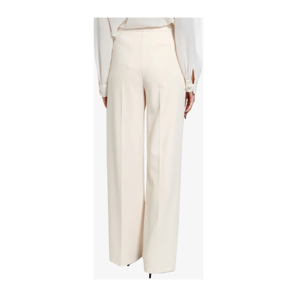 Simona Corsellini Witte Palazzo Broek Knoop Rits White Dames