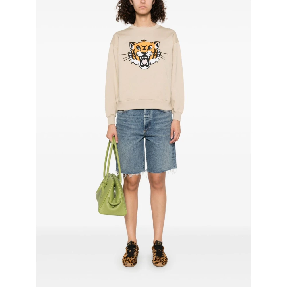 Kenzo Beige Sweatshirt Damesmode Beige Dames