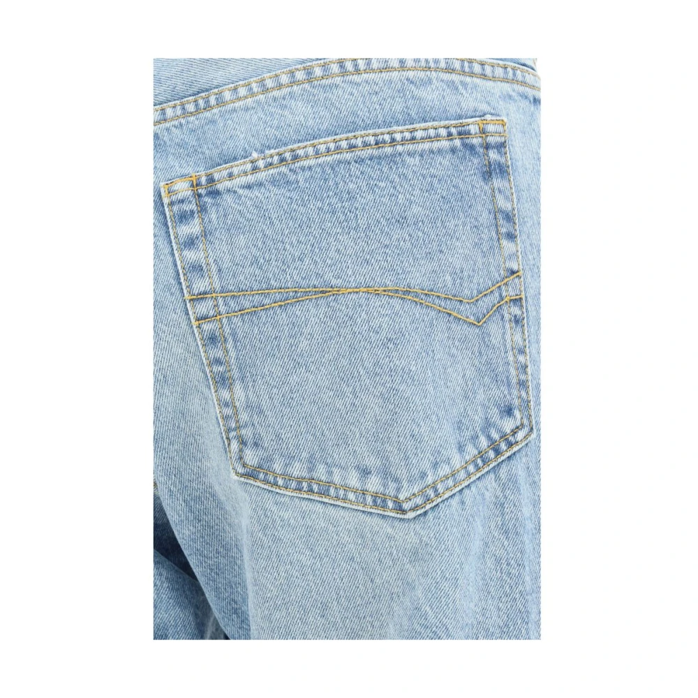 Balenciaga Klassieke Straight Leg Jeans Blue Dames