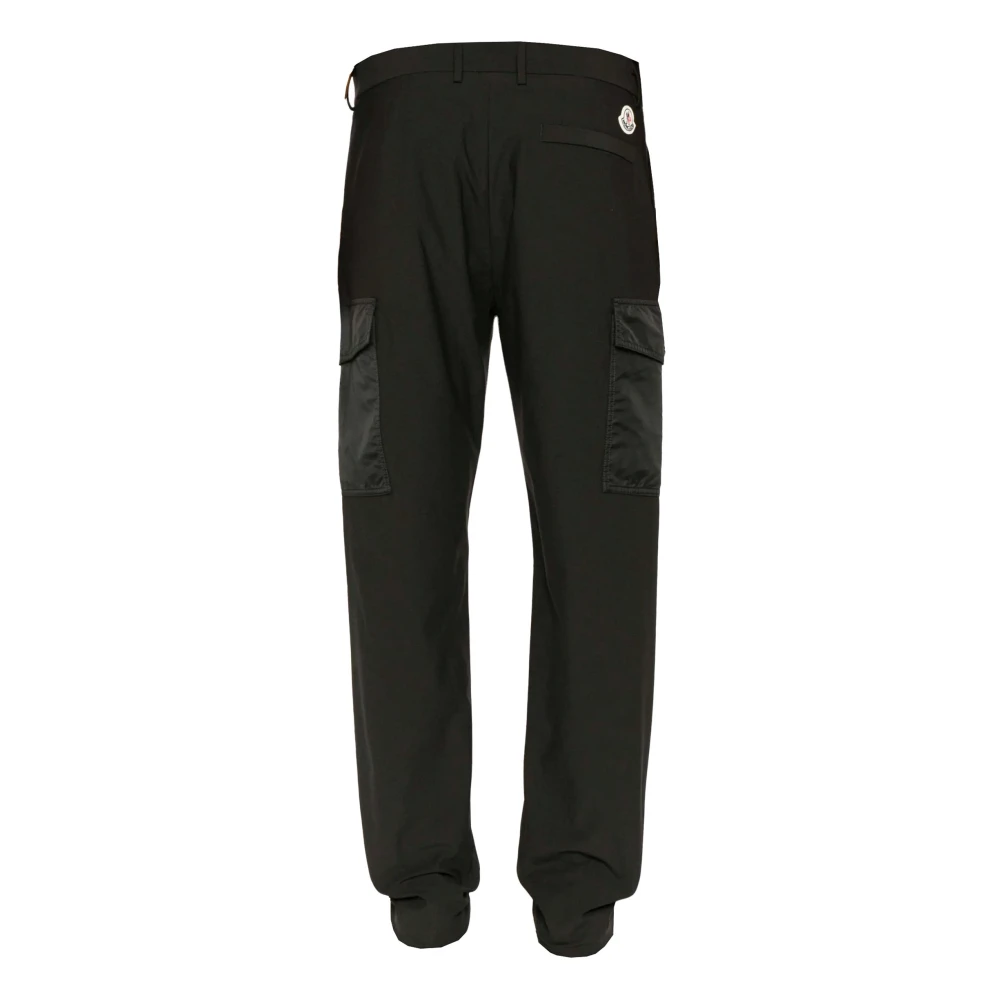 Moncler Cargo Broek Regular Fit Black Heren