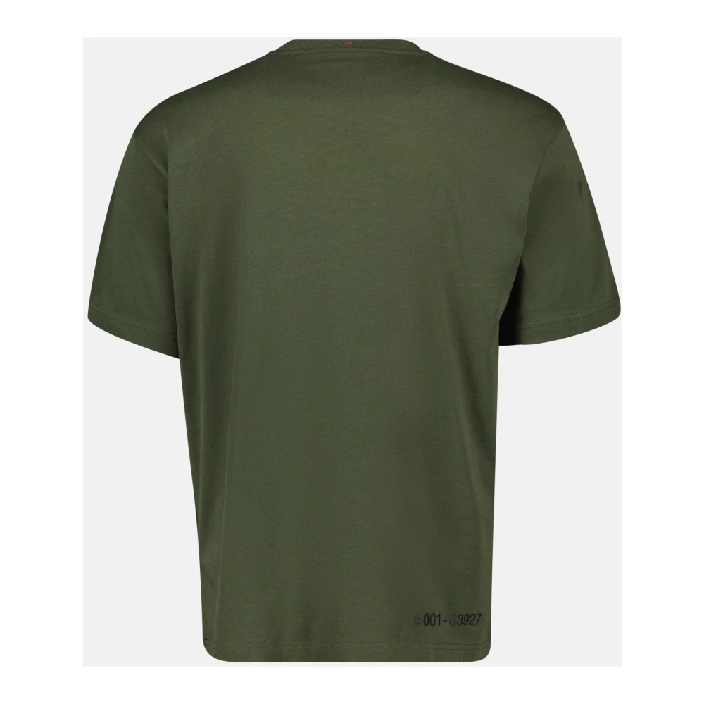 Moncler Groene Khaki T-shirt Grenoble Collectie Green Heren