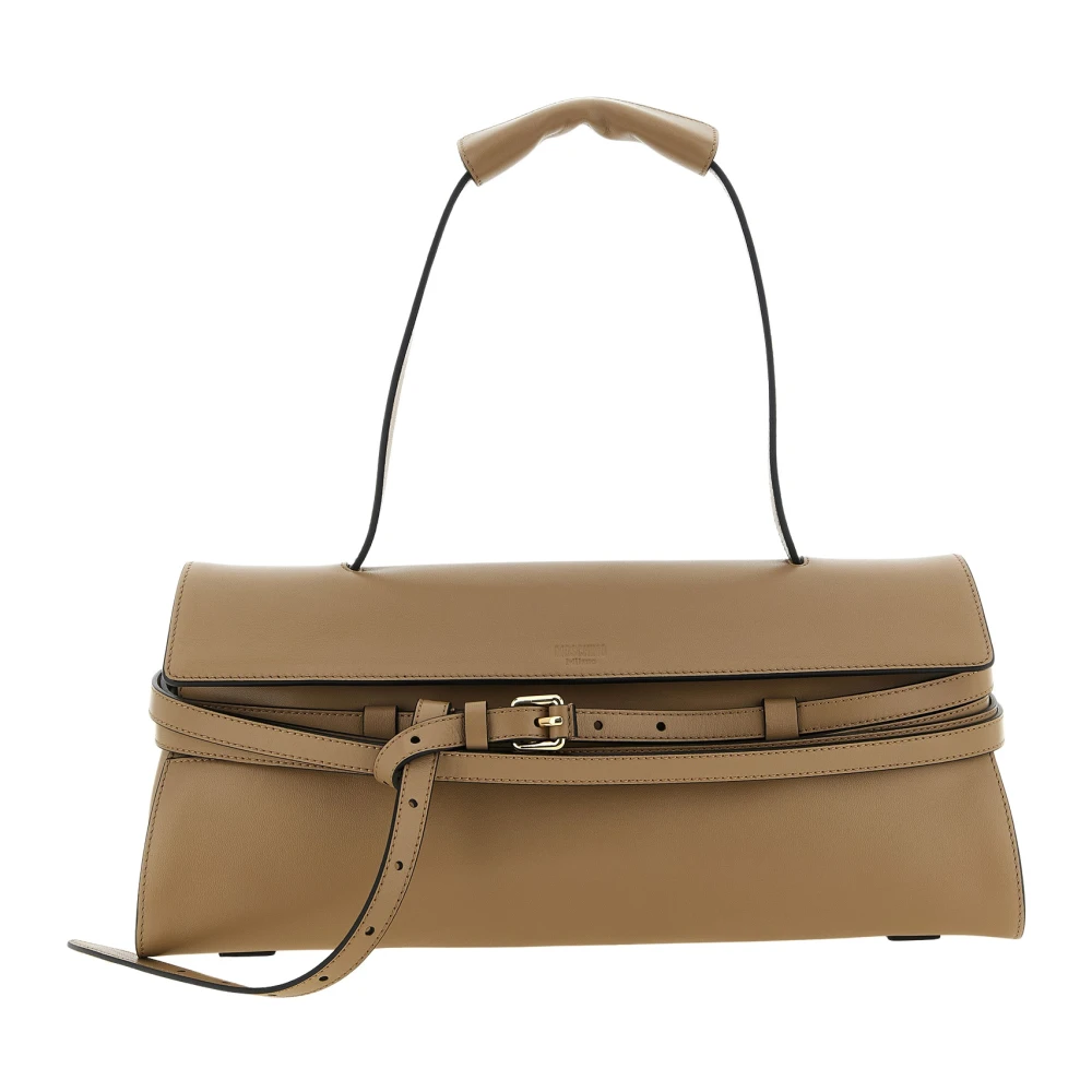 Moschino Women's Beige Handbags, One Size, Tie Me Shoulder Bag