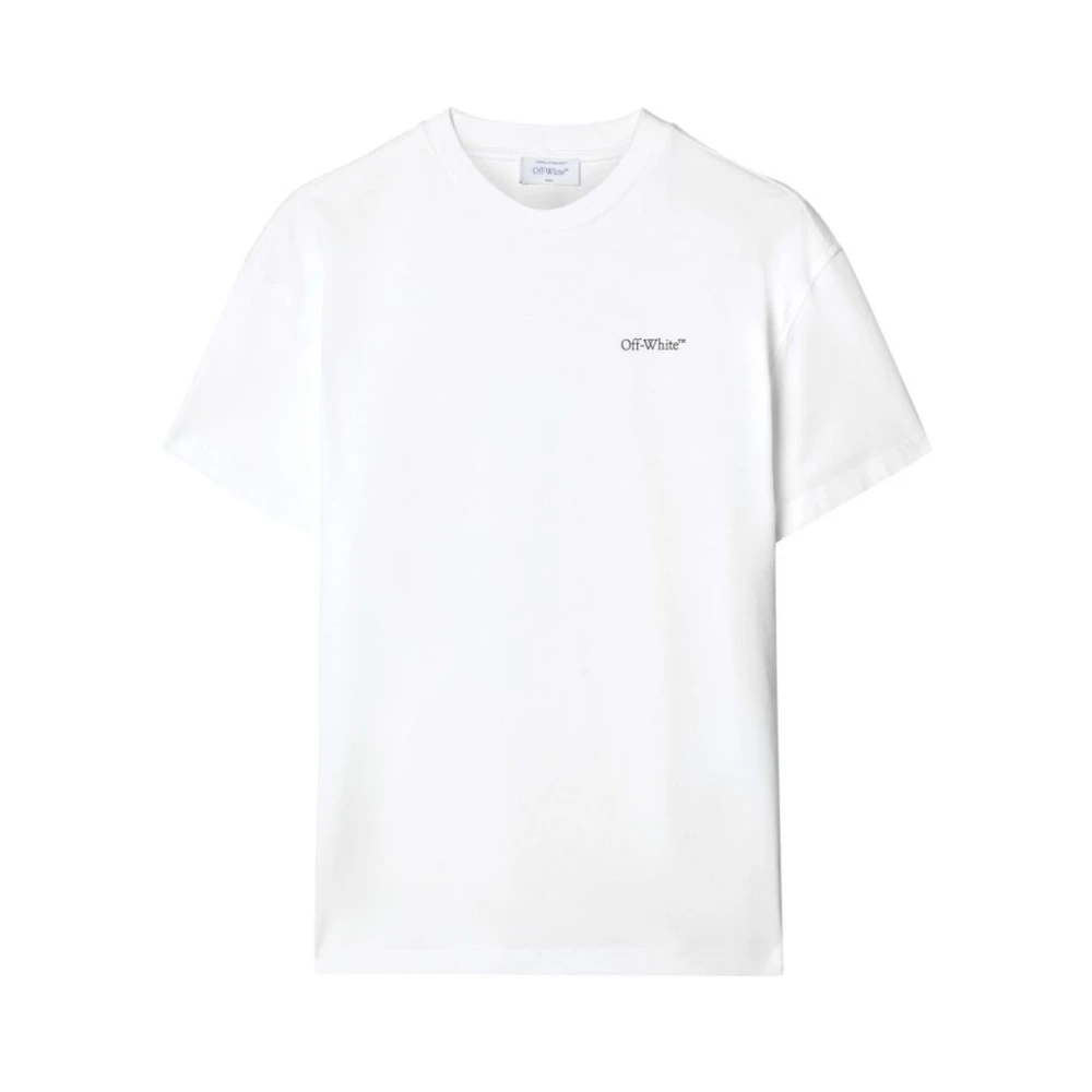 Off White Bloemenprint T-Shirt White Dames