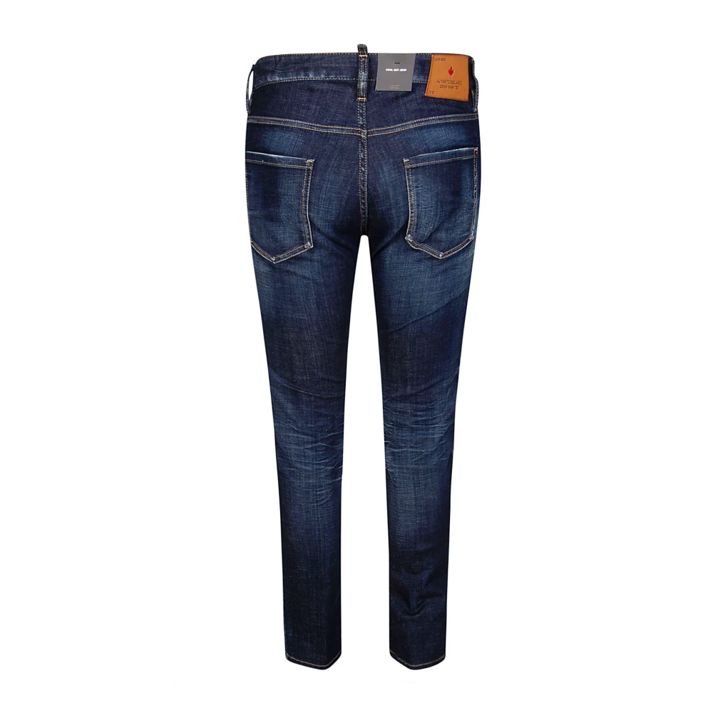 Dsquared2 5-Pocket Broek Blue Heren