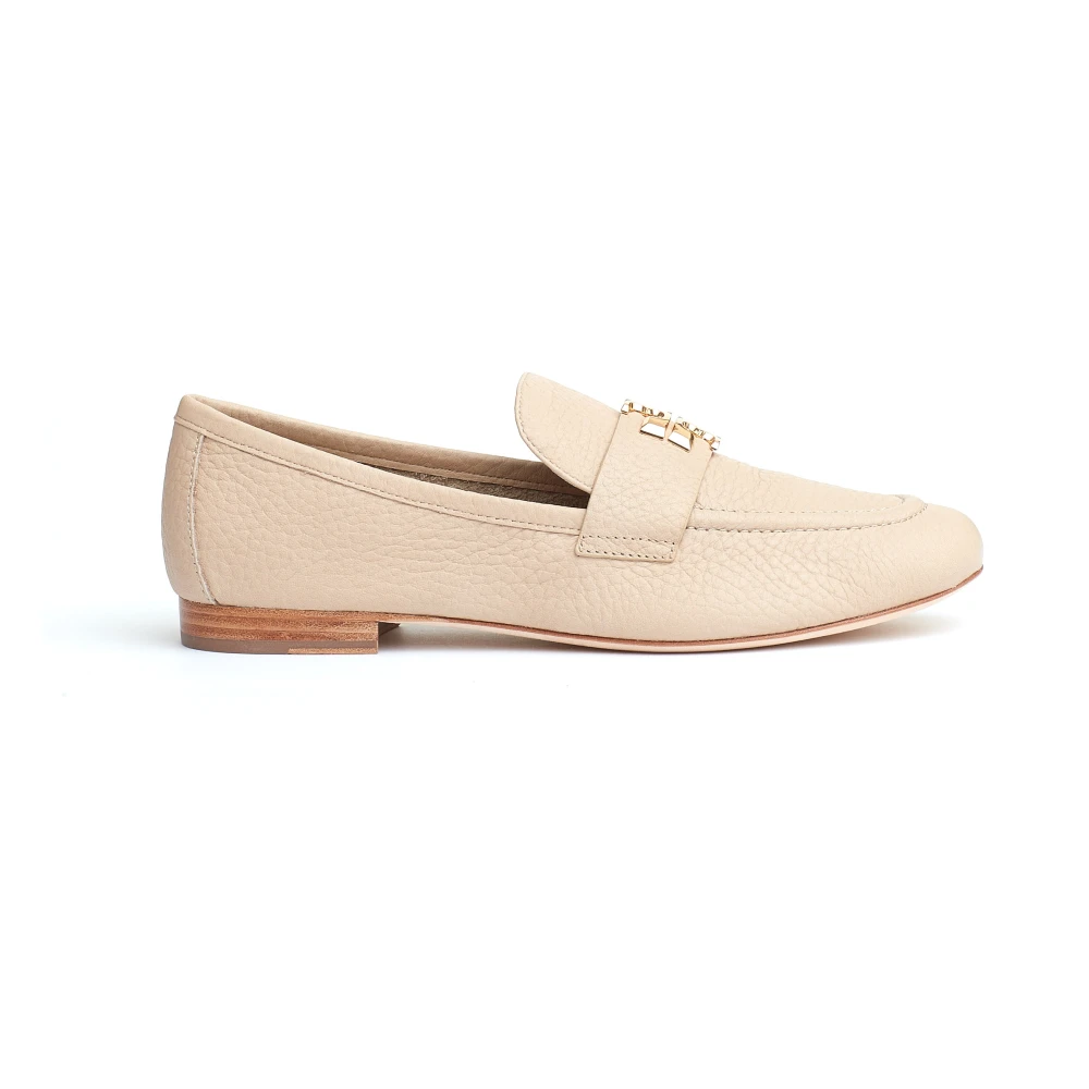 Tory Burch Beige Loafer Skor för Kvinnor Beige, Dam