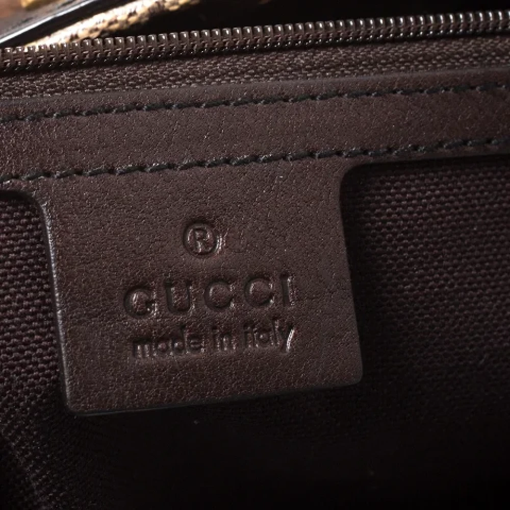 Gucci Vintage Pre-owned Leather totes Beige Dames