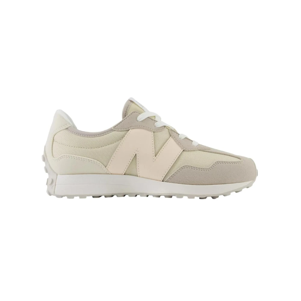 New Balance Unisex Kids Beige Kids Sneakers, 28 Eu, Retro Style Trainers
