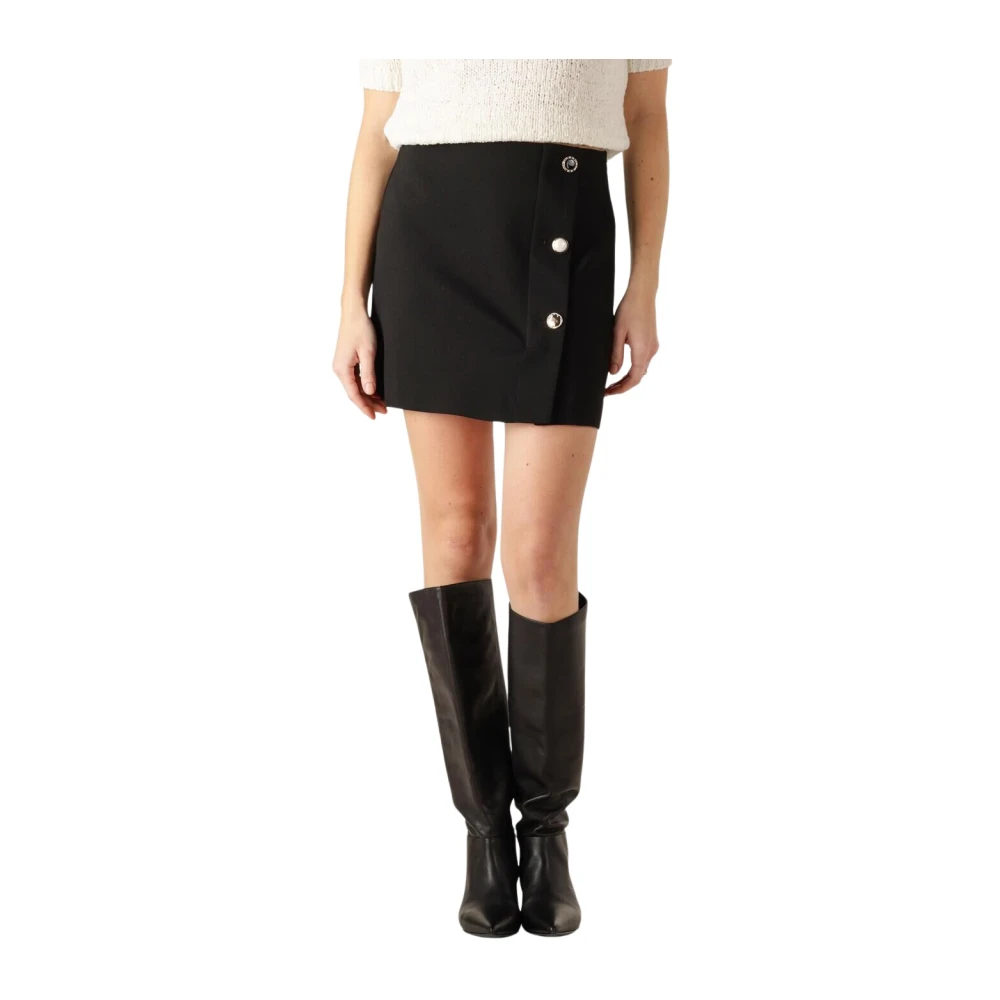 Twinset Elegante Zwarte Pantalon voor Vrouwen Black Dames
