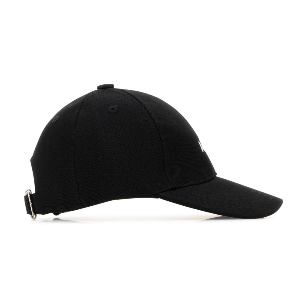 A.p.c. Zwarte Baseballpet Katoenmix Black Heren