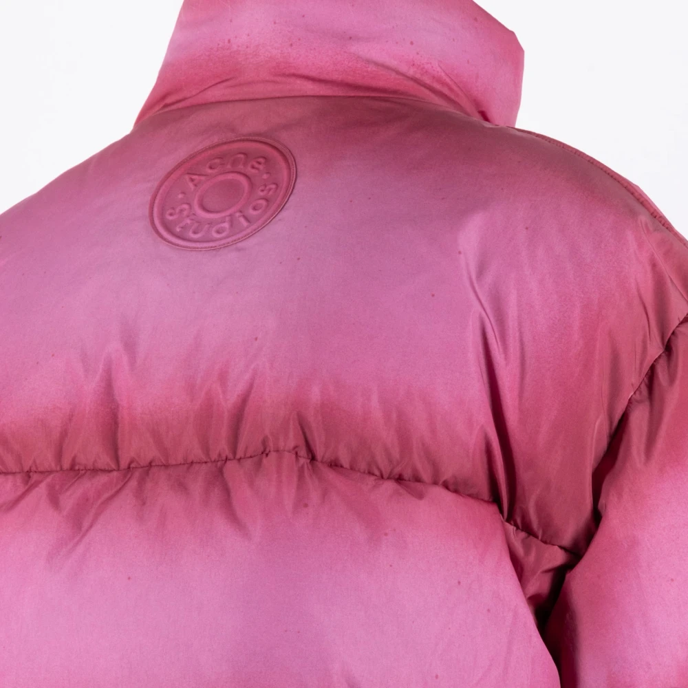 Acne Studios Tango Roze Nylon Jas Pink Dames