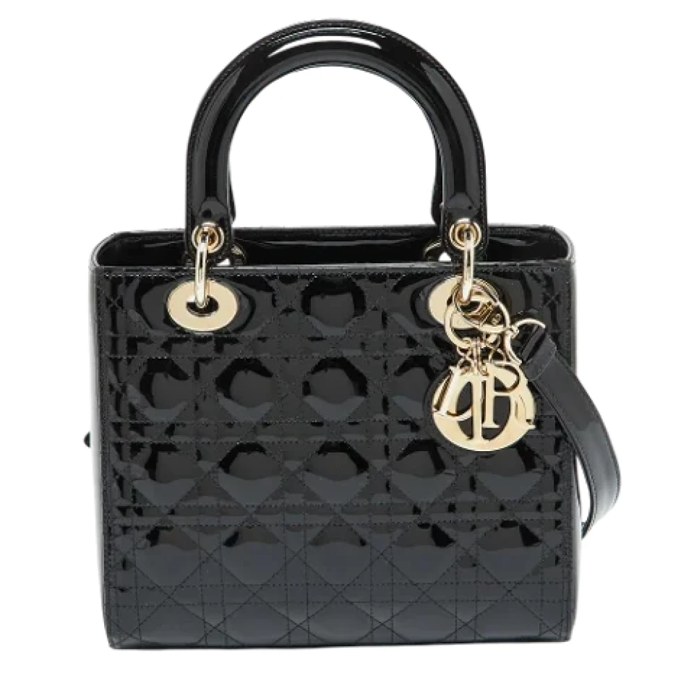 Dior Vintage Pre-owned Lady Dior Tote Black, Dam