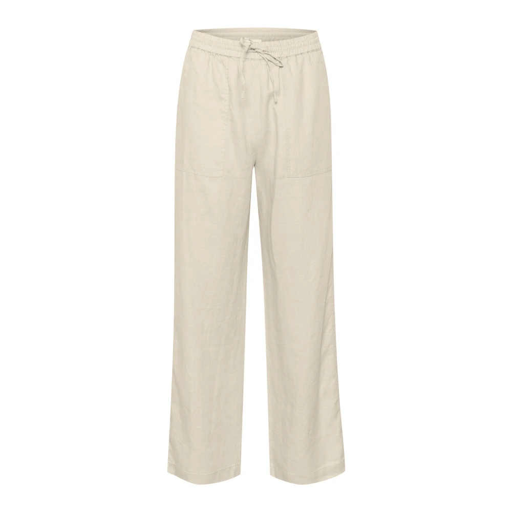 Part Two Linnen Broek French Oak Beige Dames