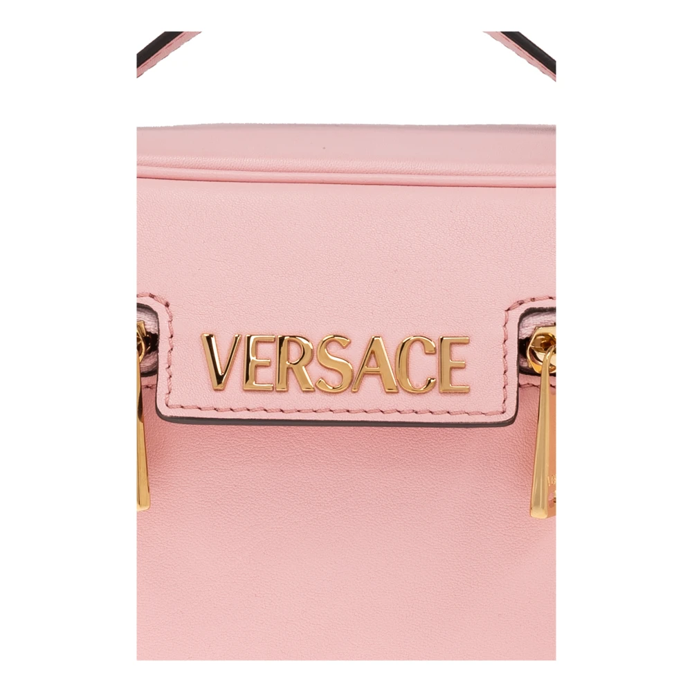 Versace Leren handtas Pink Dames