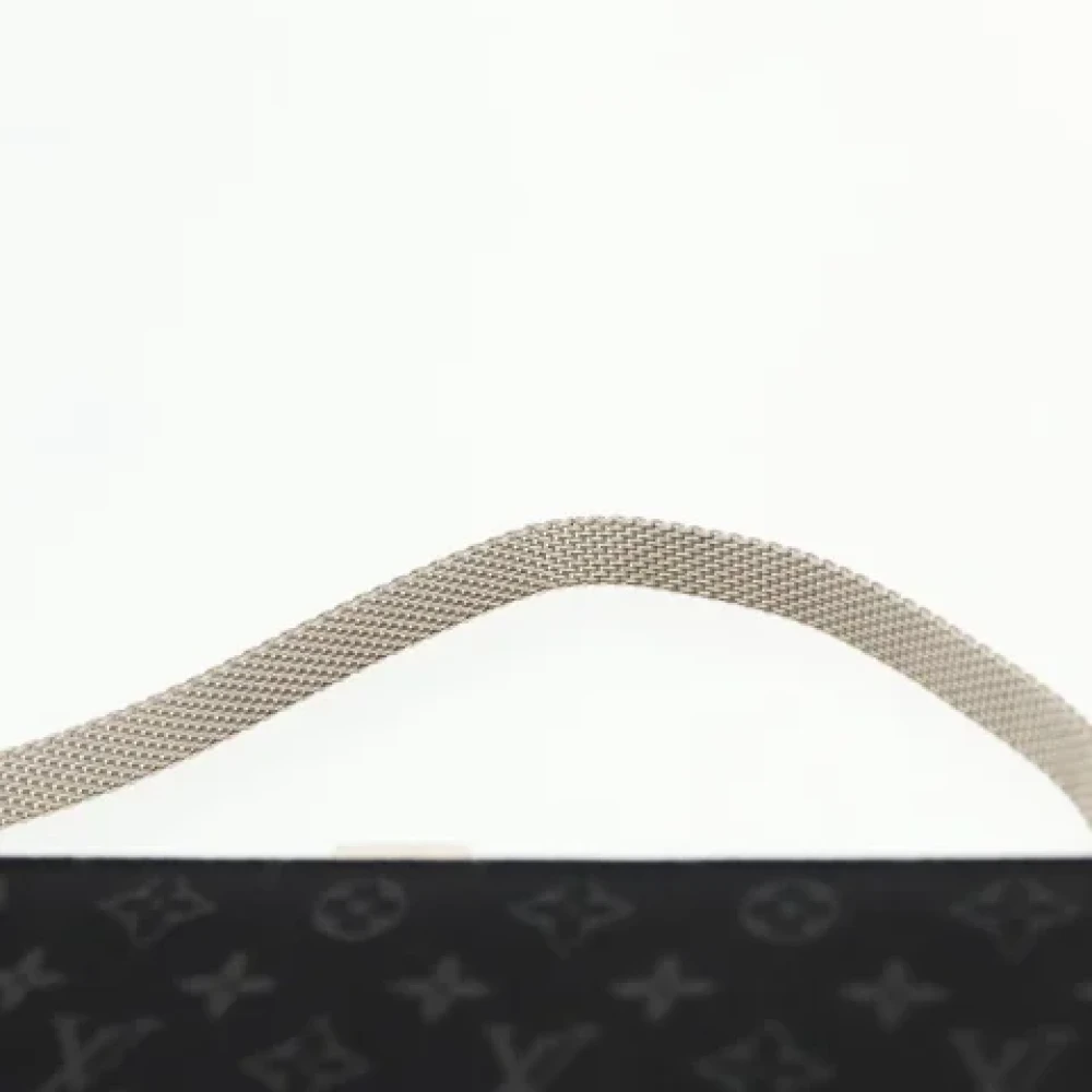 Louis Vuitton Vintage Pre-owned Silk louis-vuitton-bags Black Dames