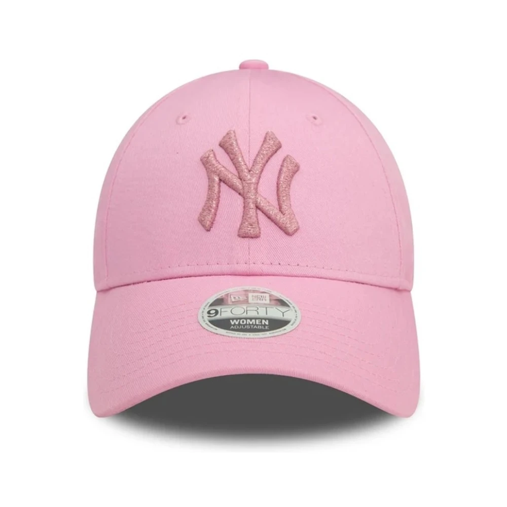 new era Metallic Logo Yankees Pet Pink Heren