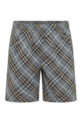 Check Swim Shorts