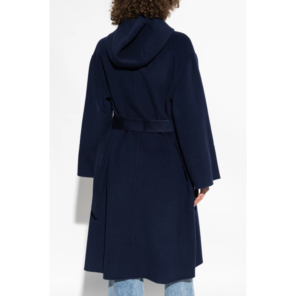 Emporio Armani Jas met capuchon Blue Dames