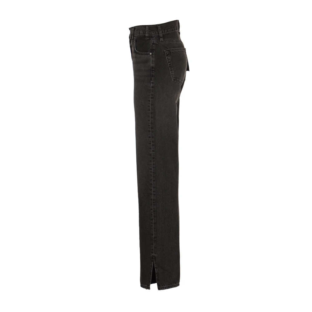 Anine Bing Slim-fit Jeans Black Dames