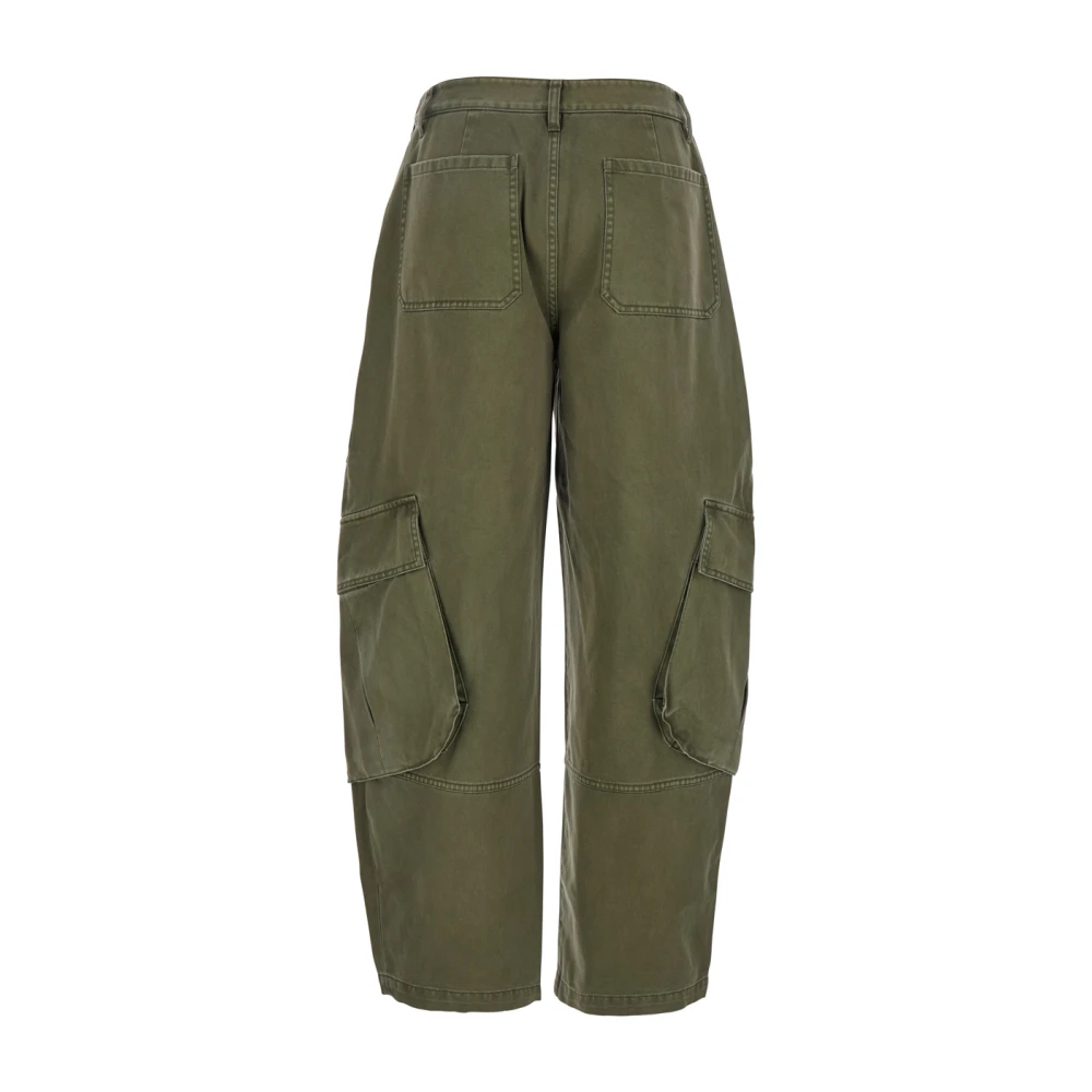 Frame Groene Bubble Cargo Jeans Vrouw Green Dames