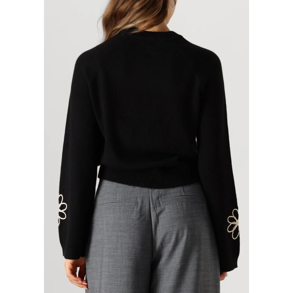 Object Zwarte Pullover Trui voor Vrouwen Black Dames
