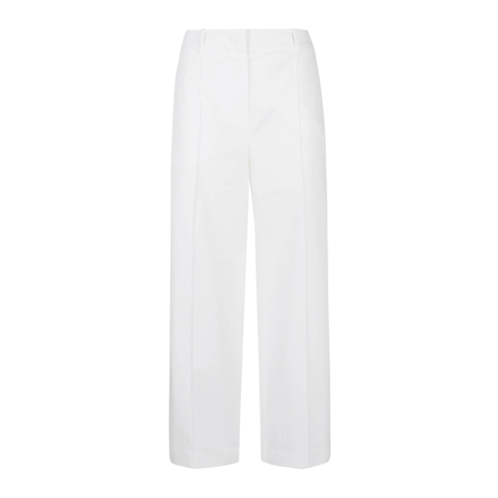 Eleventy Wide Trousers White Dames