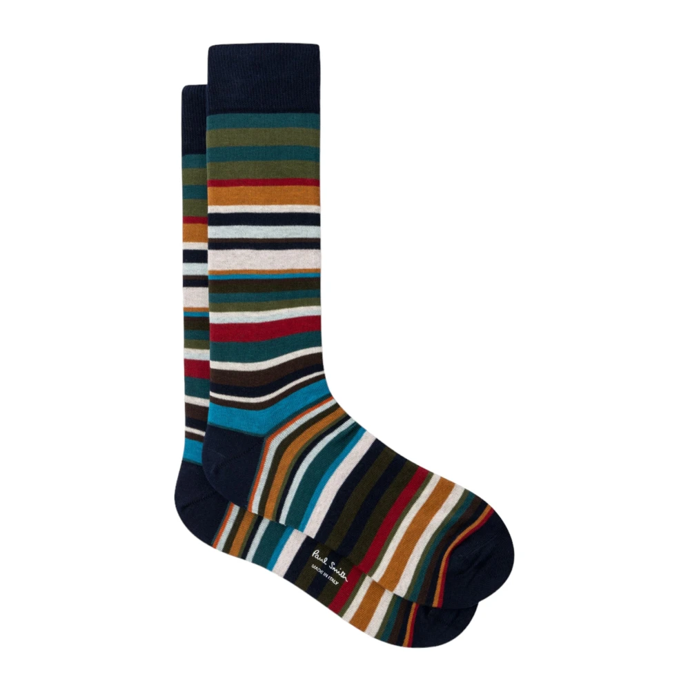 Paul Smith Unisex Multicolor Ondergoed Veelkleurig, One Size, Katoen, Sokken