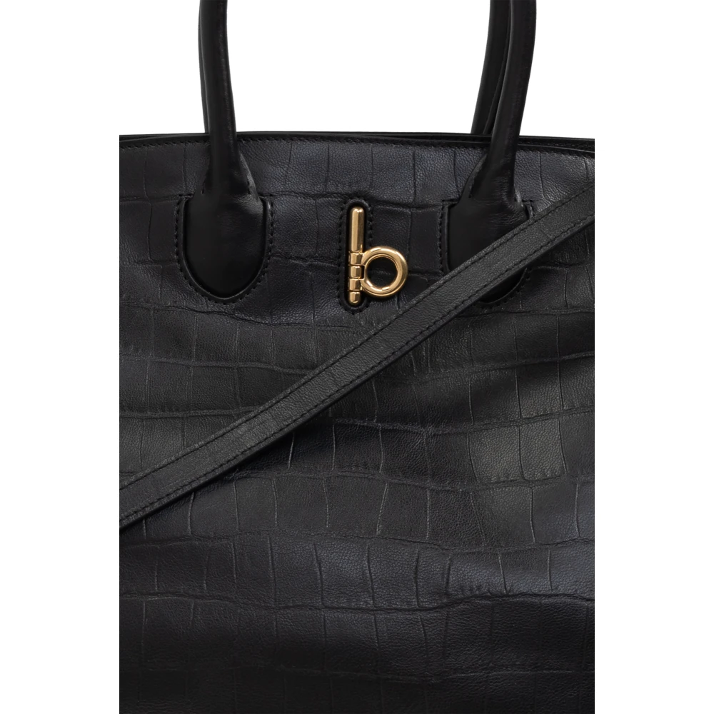 Burberry Rockende Medium shopper tas Black Dames
